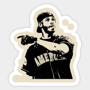 Retro Ken Griffey Jr Sticker